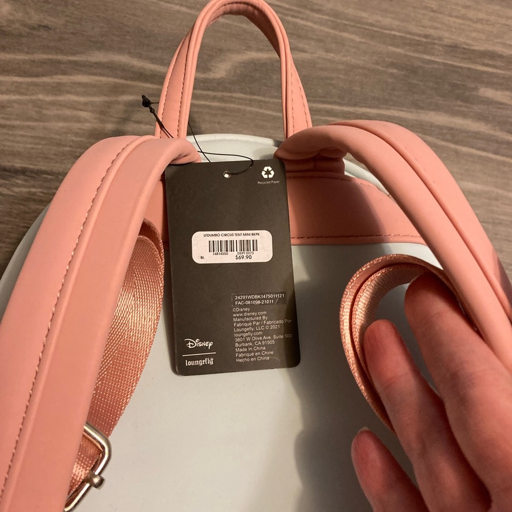 🎉HP🎉 Loungefly Disney Dumbo Circus Tent Mini Backpack Bundle - Picture 5 of 10